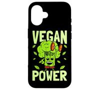 Vegan Power Broccoli Vegetable Veganism Vegetarian Case for iPhone 16