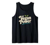 Vegan Power Food Humor Plant Based Tank Top