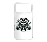 Vegan Power Panda Vegan Gym Weightlift Gym Quotes Gym Fitnes Case for iPhone 17 Pro Max