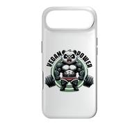 Vegan Power Panda Vegan Gym Weightlift Gym Quotes Gym Fitnes Case for iPhone Air