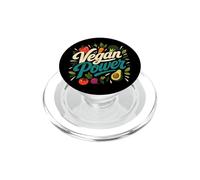 Vegan Power Plant Based Food Humor PopSockets PopGrip for MagSafe