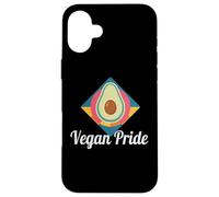 Vegan Pride - Avocado Artsy Case for iPhone 16 Plus