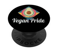 Vegan Pride - Avocado Artsy PopSockets Adhesive PopGrip