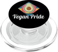 Vegan Pride - Avocado Artsy PopSockets PopGrip for MagSafe