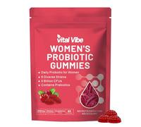Vegan Probiotic Gummies with Prebiotic for Gut Health - 45 Days Supply (90 Gummies) | Feminine Balance Gummies for Women | with 5 Billion CFUs for Vaginal Health, pH Balance & Immune Defence