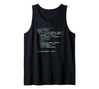 Vegan Programmer Animal Rights Code for Hacktivist Tank Top, Men, Black, Small