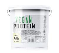 Vegan Protein 4kg - Plant Based Protein Powder - Supports Muscle Gains - Low Carbs & Low Fat - 133 Servings - The Bulk Protein Company (Vanilla)