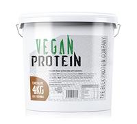 Vegan Protein 4kg - Plant Based Protein Powder - Supports Muscle Gains - Low Carbs & Low Fat - 133 Servings - The Bulk Protein Company (Chocolate)
