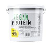 Vegan Protein 4kg - Plant Based Protein Powder - Supports Muscle Gains - Low Carbs & Low Fat - 133 Servings - The Bulk Protein Company (Banana)