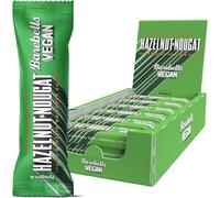 vegan protein bar - 15g of vegan protein - Low in calories - Hazelnut and Nougat flavor - Box of 12 protein bars of 55g (Vegan Hazelnut Nougat)