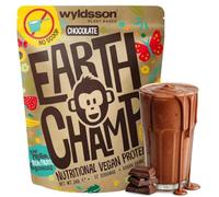 Vegan Protein Powder EarthChamp by Wyldsson - Plant Based Chocolate Protein Powder Shake, Dairy Free, Gluten Free, Lactose Free Protien Powder (2kg No Scoop)