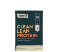 Vegan Protein Powders by Nuzest - Clean Lean Protein - Smooth Vanilla - Plant Based Pea Protein Shake - Low Carb - Gluten Free - Dairy Free - 5 x 25g Sachets (5 Servings)