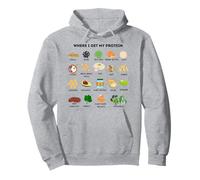 Vegan Protein Sources Pullover Hoodie