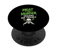 Vegan Punk Rebel Vegan Vegan Anarchist Vegan Protest PopSockets Adhesive PopGrip