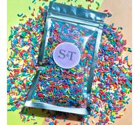 Vegan Rainbow Bake Stable Strands 100g