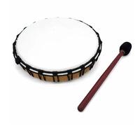 Vegan Shamanic Drum with Beater, 30 cm Synthetic Head, Medium Size