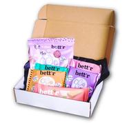 Vegan Snack Box | 5 x Plant-Based Cookies & 1 Wafer Bar| Dairy-Free, Gluten-Free, Natural Gift Box
