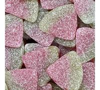 Vegan Sour Melon Slices Sweet Bag - Melon Flavour Gummies with a Sour Coating (1kg)
