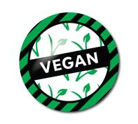 Vegan Stickers, 150pcs on 5 A4 Sheets, 32mm Size. Teacher Stickers, Food Labelling