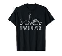 Vegan Team Herbivore Brachiosaurus Stegosaurus Vegetarian T-Shirt