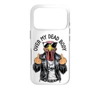 Vegan Thanksgiving Funny Angry Turkey Middle Finger Punk Case for iPhone 17 Pro