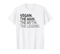Vegan The Man Myth Legend Gift T-Shirt