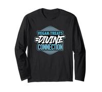 Vegan Treats = Divine Connection Funny Spirituality Long Sleeve T-Shirt