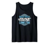 Vegan Treats = Divine Connection Funny Spirituality Tank Top
