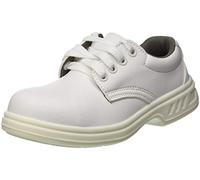 Portwest Steelite Laced Safety Shoe S2, Size: 43, Colour: White, FW80WHR43