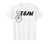 Vegan Veganism Peace Hand Gift No-Meat Diet Plant Nutrition T-Shirt