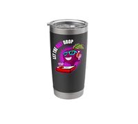 Vegan Vegetarian Gardening Beetroot Let The Beet Drop Pun Stainless Steel Insulated Tumbler