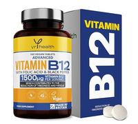 Vegan Vitamin B12 Tablets 1500mcg Methylcobalamin 6 Month Supply