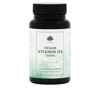 Vegan Vitamin D3 1000iu - 120 Capsules - G&G Vitamins | Plant-based from Natural Lichen, Non-GMO, Made in the UK