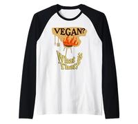 Vegan? What is That? Raglan Baseball Tee