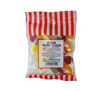 Vegan Wine Gums 140g | Classic Fruit Flavour Chews | Plant-Based Jelly Sweets | Colourful & Chewy Treat | Perfect for Gifting & Snacking