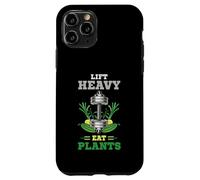 Vegan Workout in Vegan Gym for Lifting Heavy Eating Plants Case for iPhone 11 Pro