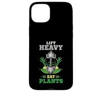 Vegan Workout in Vegan Gym for Lifting Heavy Eating Plants Case for iPhone 15 Plus