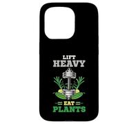 Vegan Workout in Vegan Gym for Lifting Heavy Eating Plants Case for iPhone 15 Pro