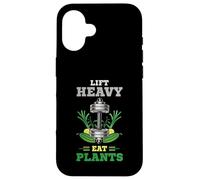 Vegan Workout in Vegan Gym for Lifting Heavy Eating Plants Case for iPhone 16