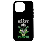 Vegan Workout in Vegan Gym for Lifting Heavy Eating Plants Case for iPhone 16 Pro