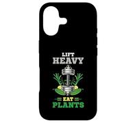 Vegan Workout in Vegan Gym for Lifting Heavy Eating Plants Case for iPhone 17