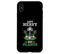 Vegan Workout in Vegan Gym for Lifting Heavy Eating Plants Case for iPhone XS Max