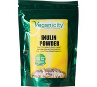 Veganicity Inulin Powder (FOS - Fructooligosaccharides) : Pre-Biotic Digestive Health Supplement: 250g