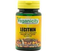 Veganicity Lecithin 550mg 60 Vcaps naturally rich in Choline and Inositol!