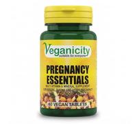 Veganicity Pregnancy Essentials : Women's Supplement : 60 Vegan Tablets | Planet-friendly 99% recycled pot, GMP UK Made, 400µg of Folic Acid