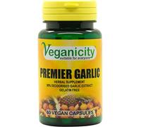 Veganicity Premier Garlic : Digestive Health Plant Supplement : 60 Capsules