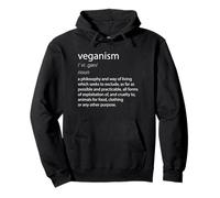 Veganism dictionary and lexicon definition Pullover Hoodie