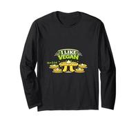 Veganism Herbivore Vegan Pie Pi Day Math Teacher Plant Based Long Sleeve T-Shirt