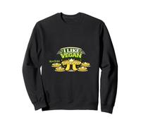 Veganism Herbivore Vegan Pie Pi Day Math Teacher Plant Based Sweatshirt