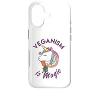 Veganism Is Magic - Vegan Animals Vegetarian Peace Unicorn Case for iPhone 17